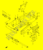 BRAS OSCILLANT ARRIERE (MODELE R) pour Suzuki DR 350 1991