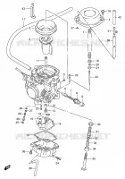 CARBURATEUR MOTEUR/TRANSMISSION 650 suzuki-moto DR 1996 DP006604