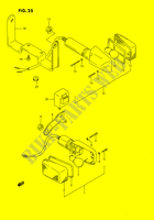 CLIGNOTANTS (MODELE N/P) pour Suzuki DR 650 1992