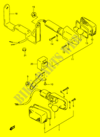 CLIGNOTANTS (MODELE R) pour Suzuki DR 650 1994