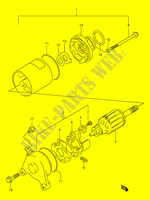 DEMARREUR (MODELE R/S/T/V/W/X) pour Suzuki DR 125 1995