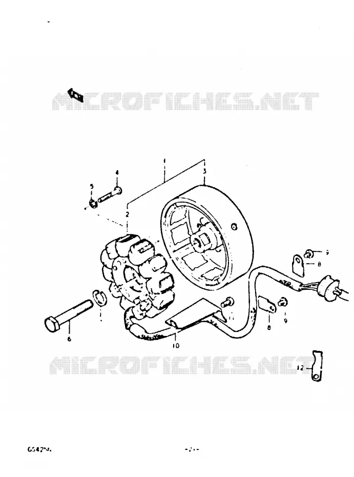 ALTERNATEUR Suzuki MOTO 425 GS 1992  GS425N(N)