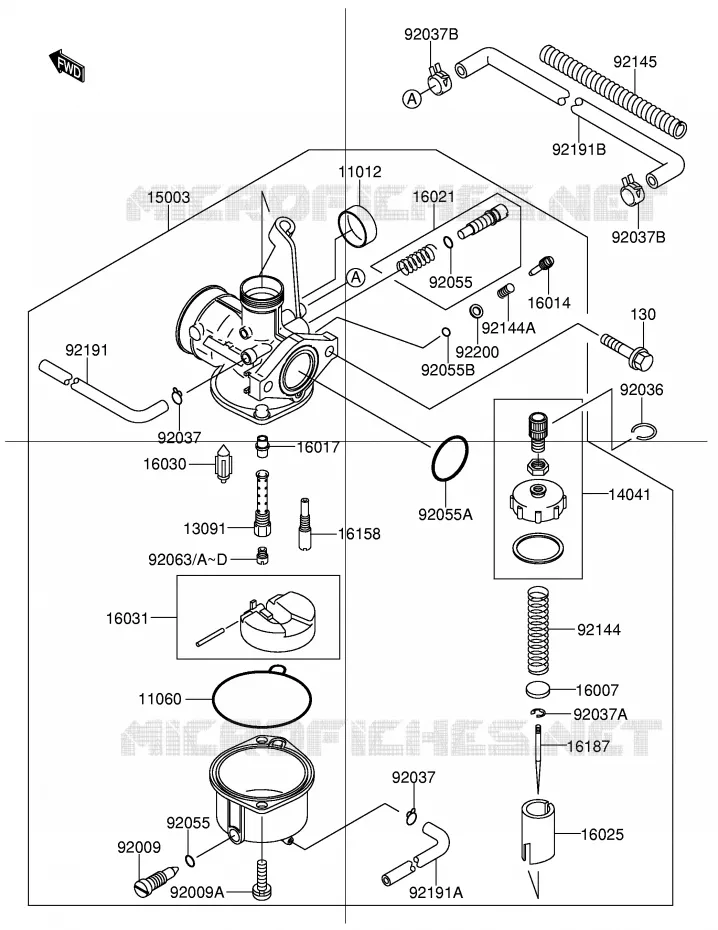 CARBURATEUR Suzuki SCOOTER 110 FD 2003  FD112KK3(E41)