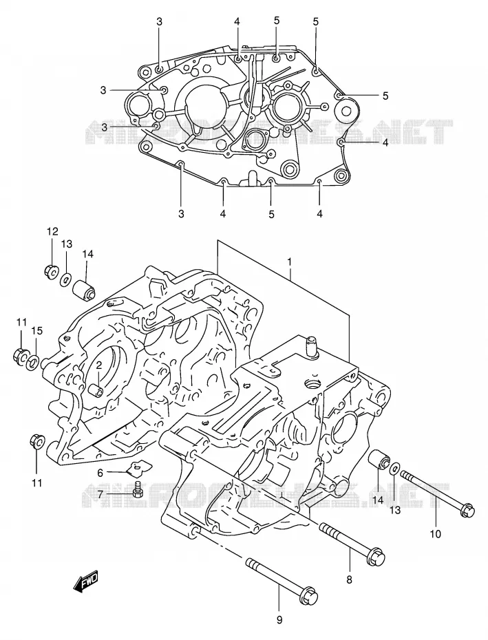 CARTER Suzuki MOTO 200 DR 1998  DR200SEW(E24)
