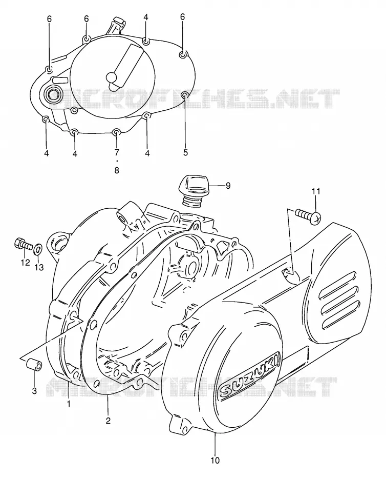 CARTER Suzuki MOTO 80 DS 2000  DS80Y(E24)