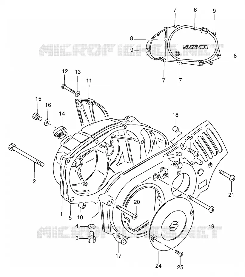 CARTER Suzuki SCOOTER 50 FM 1991  FM50AM(E20)