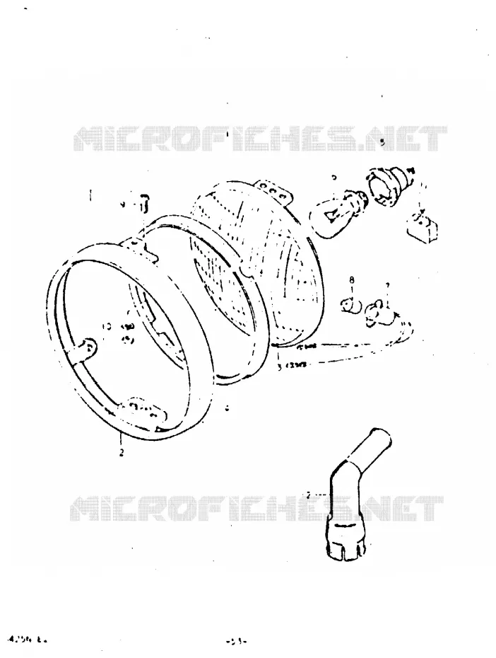 CLIGNOTANTS Suzuki MOTO 425 GS 1992  GS425N(N)