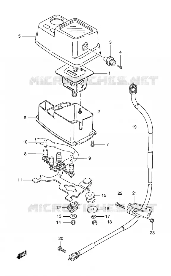 COMPTEUR Suzuki MOTO 125 DR 1994  DR125SER(E4)