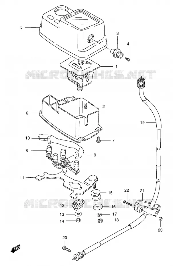 COMPTEUR Suzuki MOTO 200 DR 1998  DR200SEW(E24)