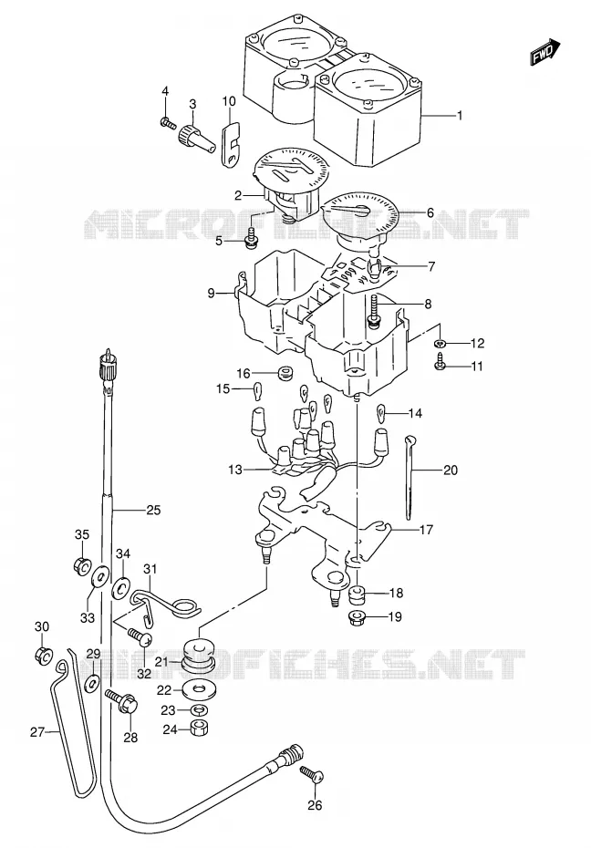 COMPTEUR Suzuki MOTO 250 DR 1992  DR250SN(E24)