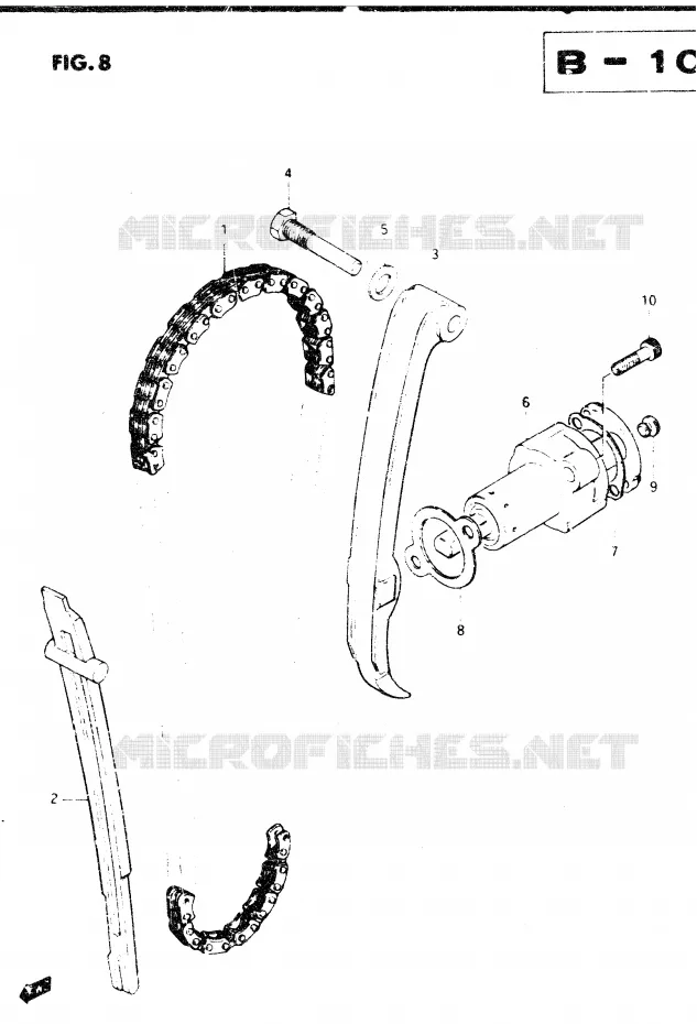 DISTRIBUTION Suzuki MOTO 250 DR 1983  DR250SD(E1)