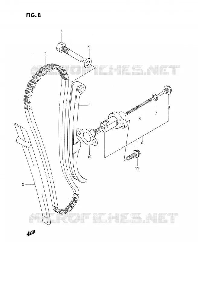 DISTRIBUTION Suzuki MOTO 350 DR 1990  DR350SL(E2)