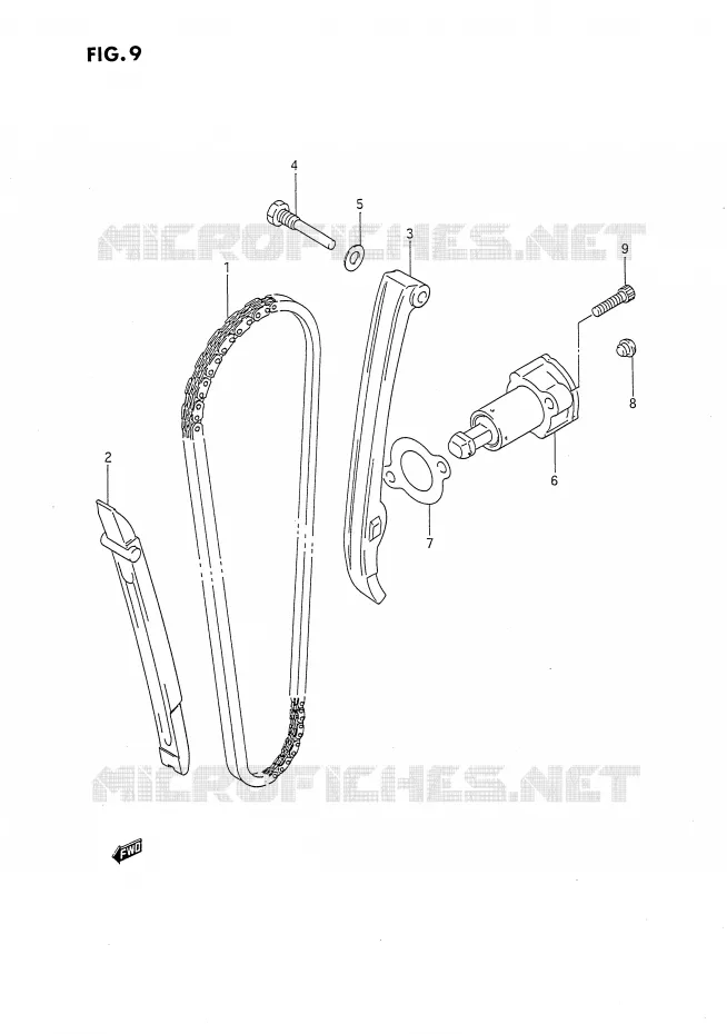 DISTRIBUTION Suzuki MOTO 650 DR 1994  DR650RR(E4)