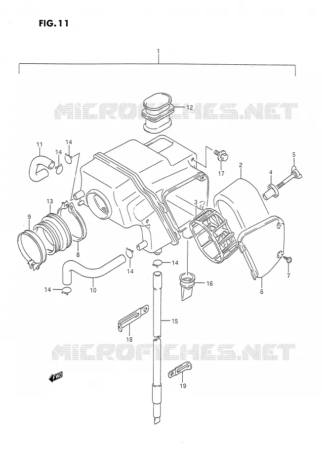 FILTRE A AIR Suzuki MOTO 650 DR 1993  DR650RUP(E4)