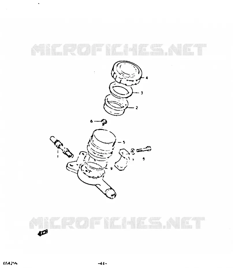 MAITRE CYLINDRE Suzuki MOTO 425 GS 1992  GS425EN(N)