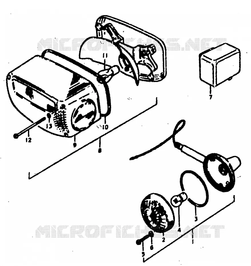 PIECES MARCHES SPECIAUX (E2) Suzuki MOTO 400 GS 1978  GS400EC(C/N)