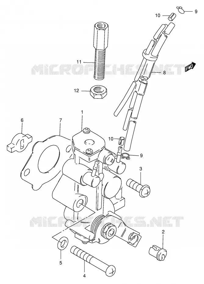 POMPE A HUILE Suzuki SCOOTER 50 FM 1987  FM50AH(E20)