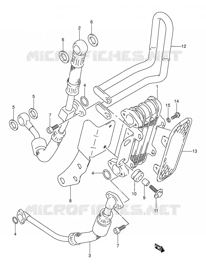 RADIATEUR D'HUILE (OPTIONNEL) Suzuki MOTO 250 DR 1990  DR250SL(E24)