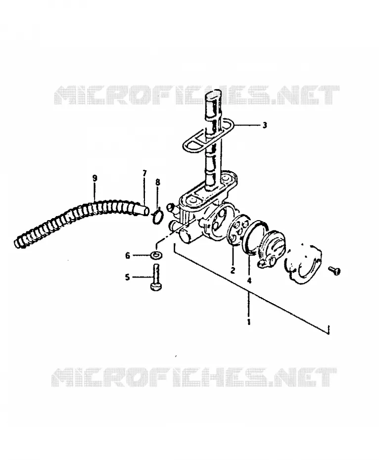 ROBINET D'ESSENCE Suzuki MOTO 250 GS 1999  GS250TX(T/X)