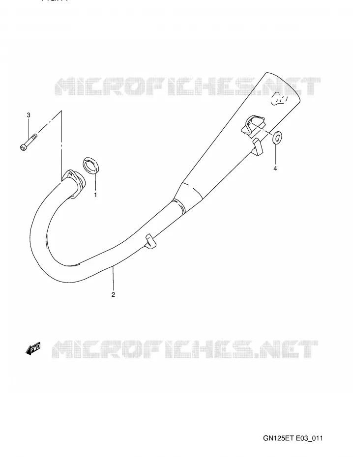 SILENCIEUX Suzuki MOTO 125 GN 1991  GN125EM(E3)