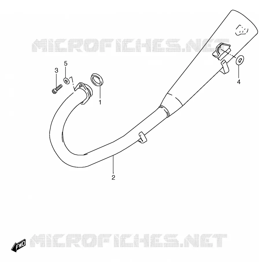 SILENCIEUX Suzuki MOTO 125 GS 2000  GS125SUY(E71)