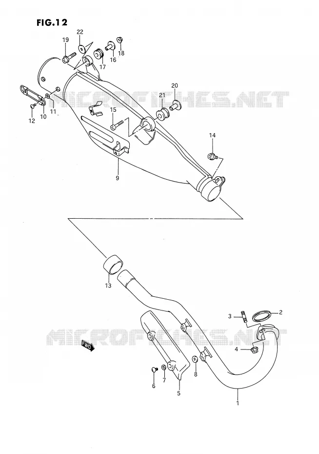 SILENCIEUX Suzuki MOTO 650 DR 1992  DR650RUN(E4)