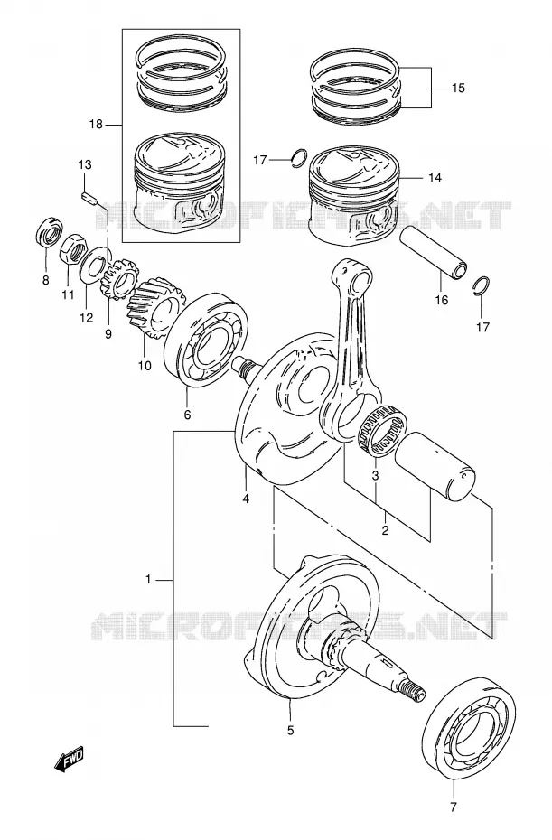 VILEBREQUIN Suzuki MOTO 125 DR 1998  DR125SEW/SEUW(E4)