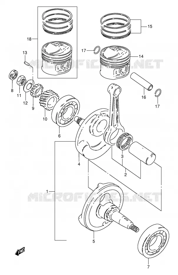 VILEBREQUIN Suzuki MOTO 125 DR 2002  DR125SEK2(E2)