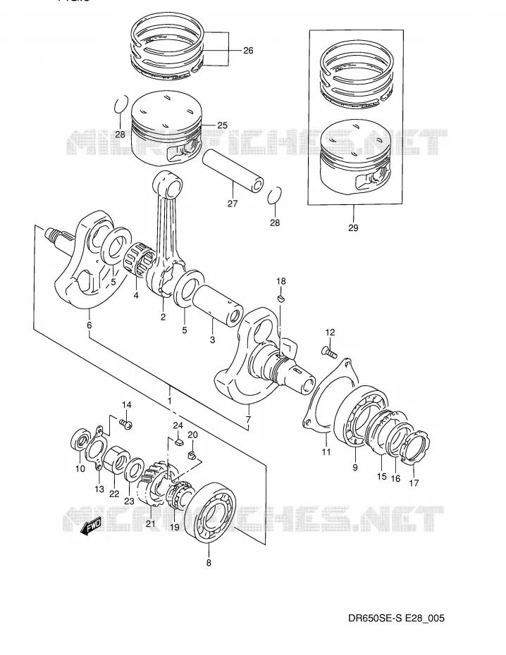 VILEBREQUIN Suzuki MOTO 650 DR 1993  DR650SP(E28)