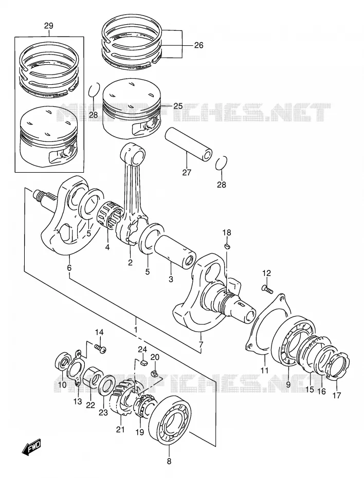 VILEBREQUIN Suzuki MOTO 650 DR 1995  DR650RES(E2)