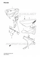 CARENAGES ARRIERE (VZR1800ZK7/ZK8/ZK9/ZL0) pour Suzuki INTRUDER 1800 2007