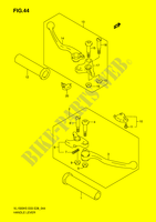 ENSEMBLE LEVIERS   POIGNEES (MODELE K5/K6) pour Suzuki BOULEVARD 1500 2007