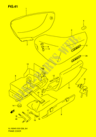 CARENAGES ARRIERE  (MODELE K5/K6) pour Suzuki BOULEVARD 1500 2009