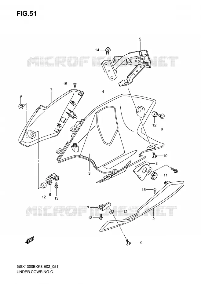 SABOT (MODEL K8/K9) Suzuki MOTO 1300 B-KING 2009  GSX1300BKU2K8(E2)