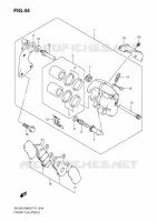 ETRIER DE FREIN AVANT (EN125 2AK3/ 2AK7/ 2AK8) pour Suzuki EN 125 2003