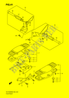 REPOSE PIEDS (WITHOUT VLR1800TK9/TL0 E24) pour Suzuki INTRUDER 1800 2008