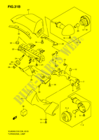 CLIGNOTANTS (MODEL K9/L0) pour Suzuki INTRUDER 800 2010