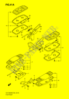 REPOSE PIEDS (VLR1800TK9/TL0 E24) pour Suzuki BOULEVARD 1800 2008