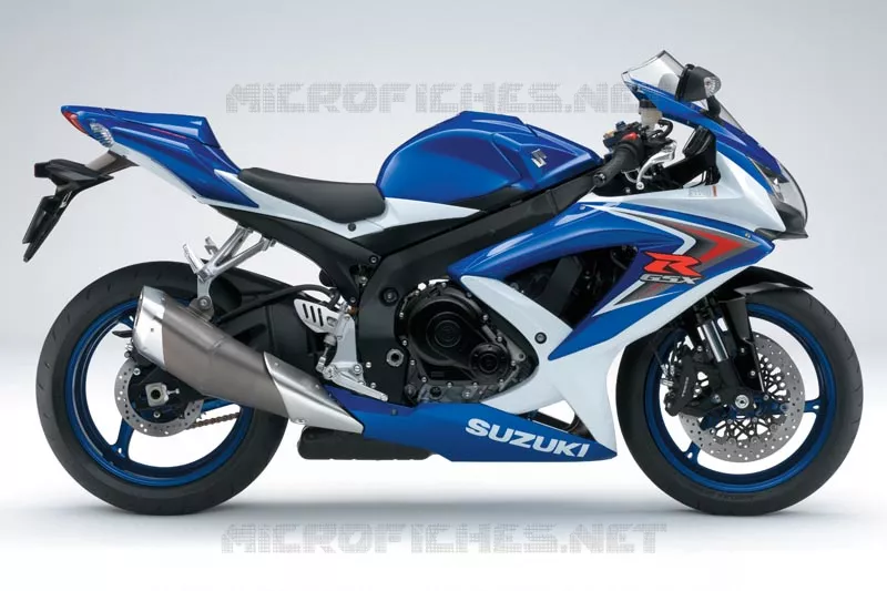 * PHOTOGRAPHIE DE COULEUR GSX-R750K8 * Suzuki MOTO 750 GSX-R 2009  GSX-R750K9(E3/E28)
