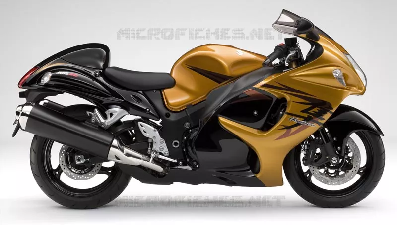* PHOTOGRAPHIE DE COULEUR GSX1300RK9 * Suzuki MOTO 1300 HAYABUSA 2009  GSX1300RK9(E3/E28)