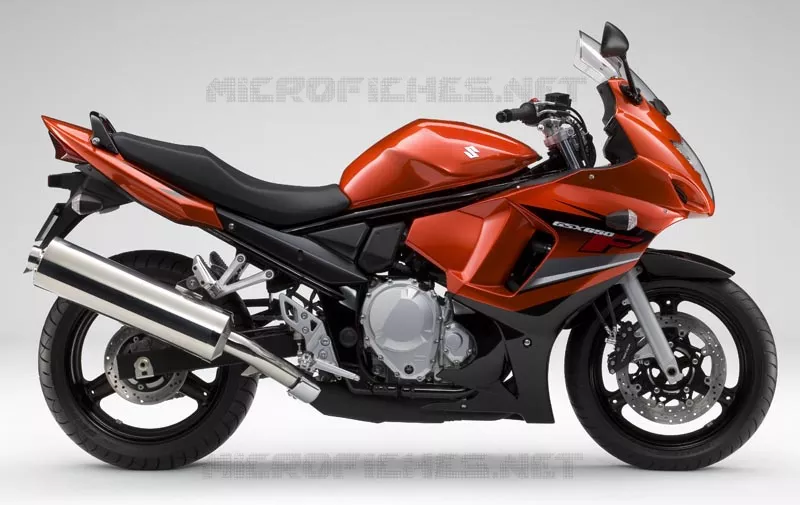 * PHOTOGRAPHIE DE COULEUR GSX650FK9 * Suzuki MOTO 650 GSX-F 2010  GSX650FUL0(E2)