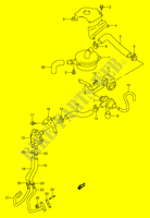 SYSTÈME DE RECYCLAGE GAZ D'ECHAPPEMENT (MODELE N/P/R/S/T:E18,E39) pour Suzuki GS-E 500 1993