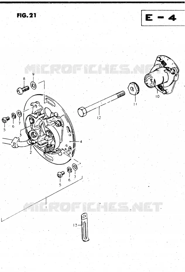 ALLUMAGE (MODELE T) Suzuki MOTO 450 GS-L 1982  GS450LZ(E2)
