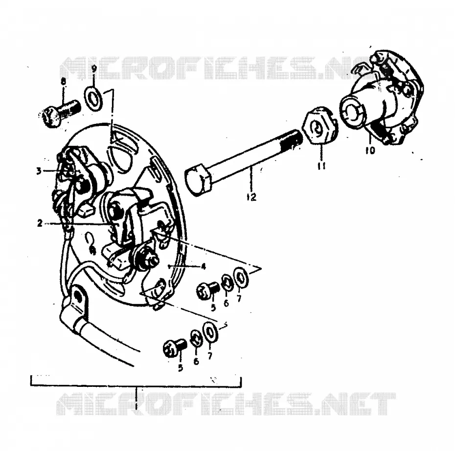 ALLUMAGE Suzuki MOTO 400 GS 1978  GS400EC(C/N)