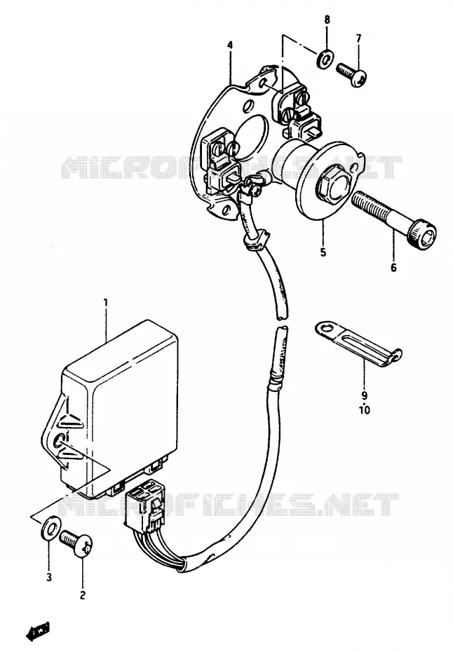 ALTERNATEUR Suzuki MOTO 1150 GS 1985  GS1150EFF(E/F/G)