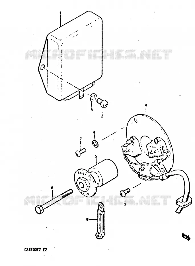 ALTERNATEUR Suzuki MOTO 400 GSX 1982  GSX400SZ