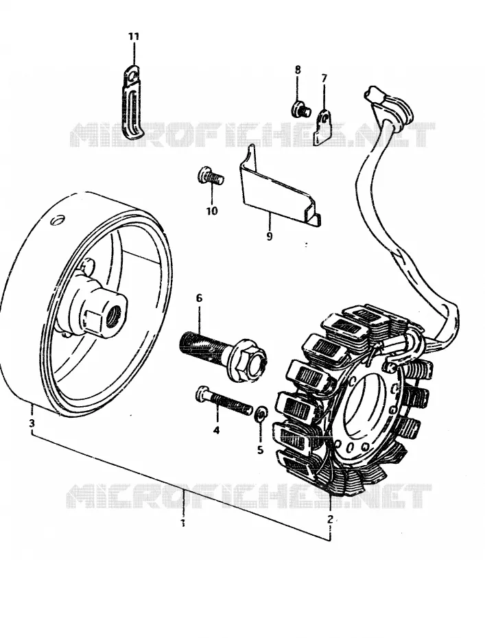 ALTERNATEUR Suzuki MOTO 450 GS-L 1983  GS450LD