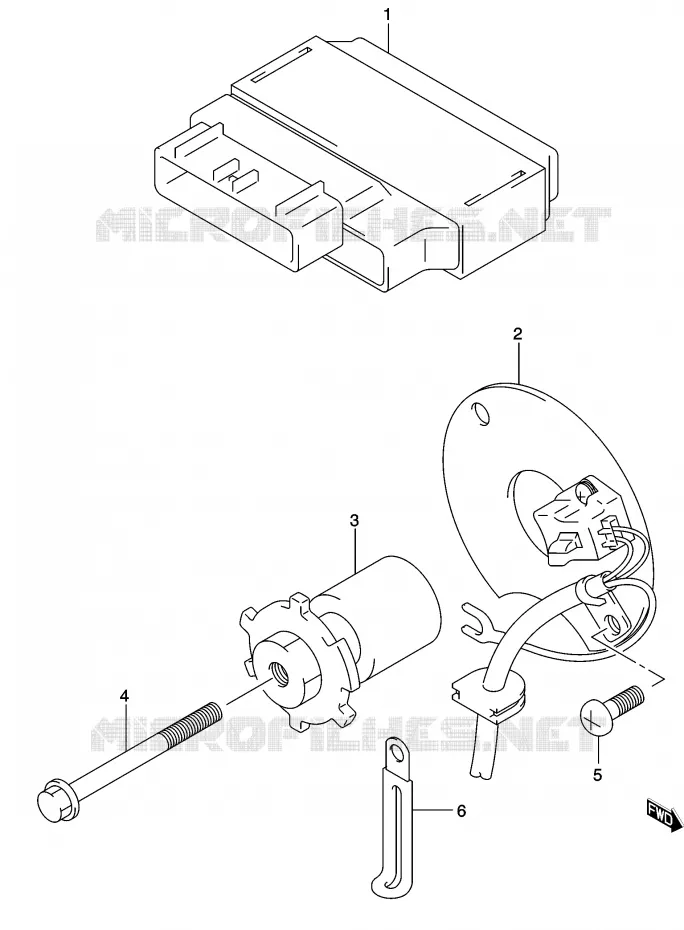 ALTERNATEUR Suzuki MOTO 500 GS-E 2003  GS500HUK3(P19)