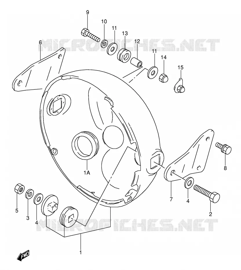 BOL DE PHARE (MODELE K/L/M/N/P) Suzuki MOTO 500 GS-E 1989  GS500EK(E2)