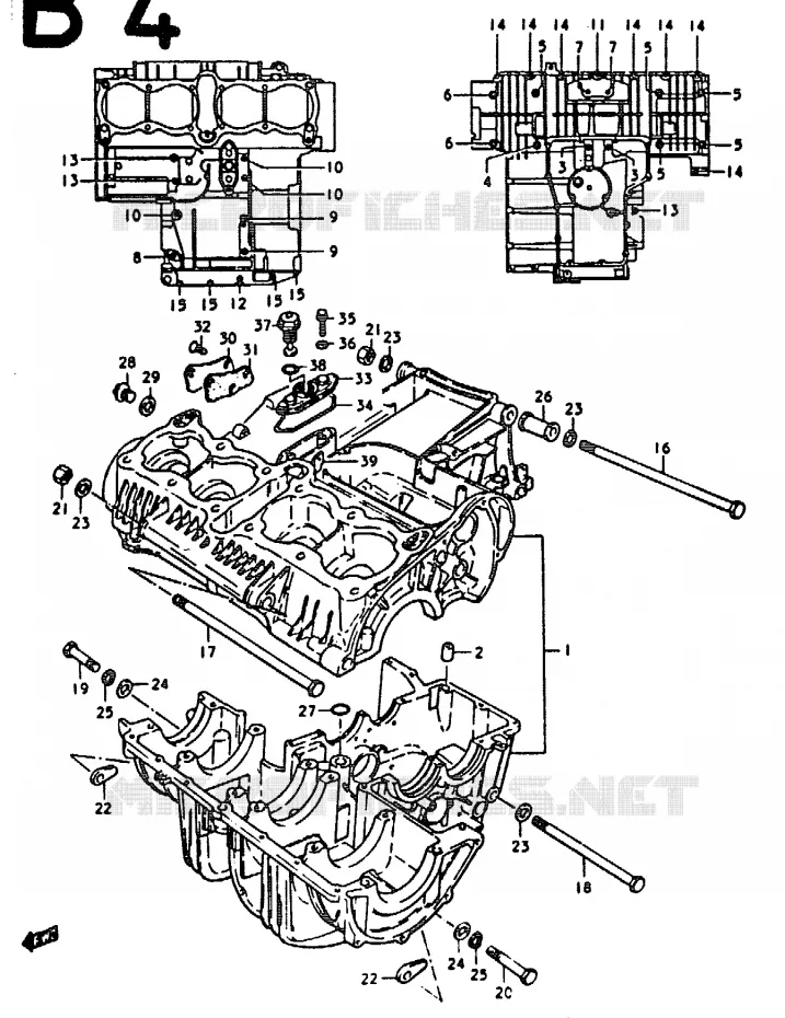 CARTER Suzuki MOTO 1000 GS 1978  GS1000EC(C/N)